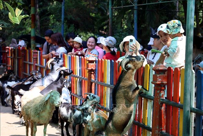 Khu Du lịch Văn hóa Suối Tiên thu hút đông đảo các Bet88.Com Link Nhà Cái Bet88 BMXCT Uy Tín có trẻ nhỏ nhân dịp Giỗ Tổ Hùng Vương Bính Ngọ 2026. Ảnh: Thanh Vũ-TTXVN
