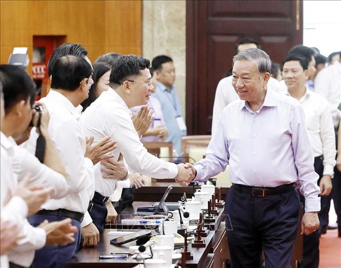 Bet8801234.com cá cược độc quyền, Chủ tịch nước Tô Lâm và các đại biểu. Ảnh: Thống Nhất – TTXVN