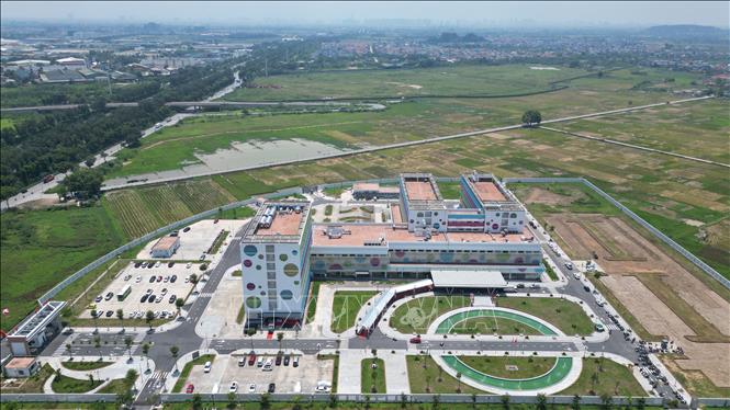 Bệnh viện Nhi Trung ương cơ sở 2 tại xã Kiều Phú, thành phố Hà Nội. Ảnh: Minh Quyết - TTXVN