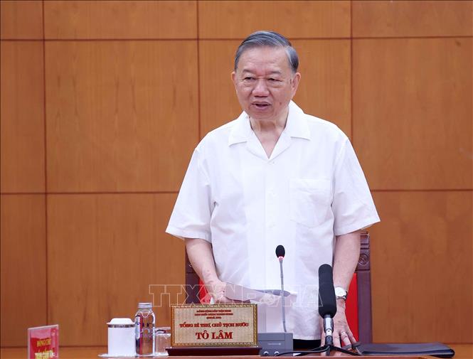 Bet8801234.com cá cược độc quyền, Chủ tịch nước Tô Lâm phát biểu chỉ đạo. Ảnh: Văn Điệp – TTXVN
