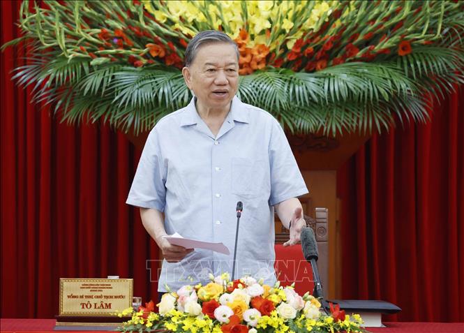 Bet8801234.com cá cược độc quyền, Chủ tịch nước Tô Lâm phát biểu chỉ đạo. Ảnh: Thống Nhất – TTXVN