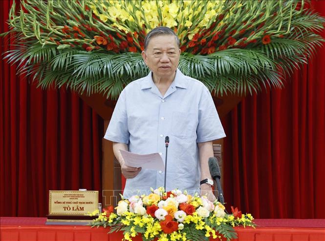 Bet8801234.com cá cược độc quyền, Chủ tịch nước Tô Lâm phát biểu chỉ đạo. Ảnh: Thống Nhất – TTXVN