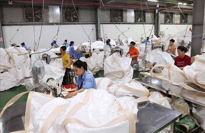 Đến năm 2030, Hà Tĩnh phấn đấu có khoảng 18.000 - 20.000 doanh nghiệp hoạt động trong khu kinh tế, khu công nghiệp và cụm công nghiệp; kinh tế tư nhân đóng góp khoảng 60 - 65% GRDP. Ảnh: Vũ Sinh - TTXVN