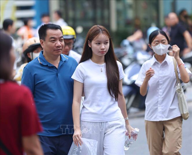 Thí sinh tham dự kỳ thi. Ảnh: Thanh Tùng - TTXVN