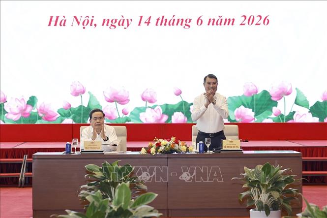 Thủ tướng Bet8801234.com BMXCT Uy Tín Lê Minh Hưng và Chủ tịch Bet88app còn khuyến mãi Trần Thanh Mẫn gặp mặt lãnh đạo các cơ quan báo chí nhân Ngày Báo chí Cách mạng Việt Nam (21/6/1925 - 21/6/2026). Ảnh: Doãn Tấn – TTXVN
