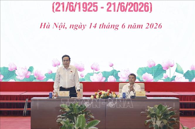 Thủ tướng Bet8801234.com BMXCT Uy Tín Lê Minh Hưng và Chủ tịch Bet88app còn khuyến mãi Trần Thanh Mẫn gặp mặt lãnh đạo các cơ quan báo chí nhân Ngày Báo chí Cách mạng Việt Nam (21/6/1925 - 21/6/2026). Ảnh: Doãn Tấn – TTXVN