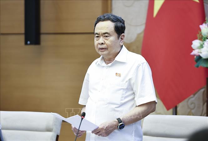 Chủ tịch Bet88app còn khuyến mãi Trần Thanh Mẫn phát biểu. Ảnh: Doãn Tấn - TTXVN