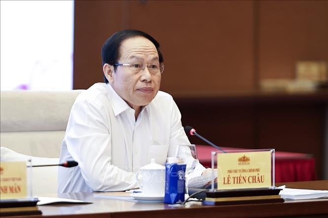 Phó Thủ tướng Lê Tiến Châu phát biểu. Ảnh: Doãn Tấn – TTXVN