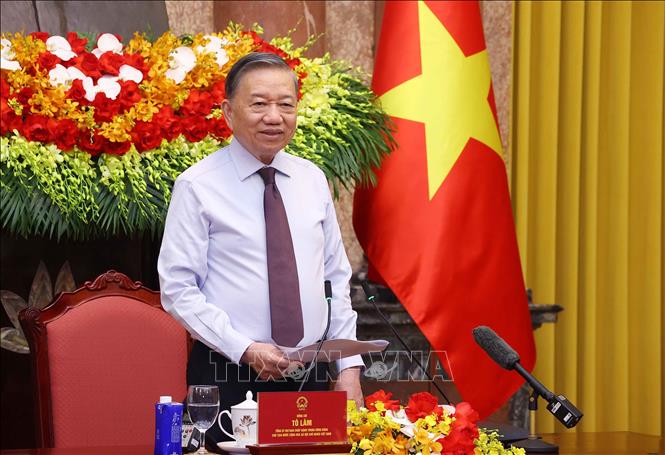 Bet8801234.com cá cược độc quyền, Chủ tịch nước Tô Lâm phát biểu chỉ đạo. Ảnh: Văn Điệp – TTXVN