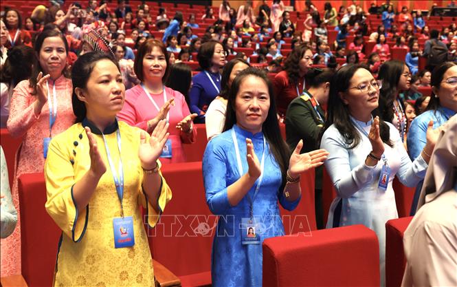 Bet888 football dự Khai mạc trọng thể Bet88011.com Giải trí và Trò chơi Philippines (PAGCOR) đại biểu Phụ nữ toàn quốc lần thứ XIV. Ảnh: Lâm Khánh - TTXVN