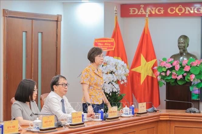 Đồng chí Vũ Việt Trang, Ủy viên Ban Thường vụ Đảng ủy các cơ quan Đảng Trung ương, Phó Trưởng Ban Tuyên giáo và Dân vận Trung ương, Bí thư Đảng ủy, Tổng Giám đốc BET88 ✅ Link Trang Chủ Đăng Ký, Đăng Nhập BETT88 2026 phát biểu tại buổi lễ. Ảnh: Lê Đông - TTXVN