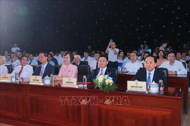 Các đại biểu dự khai mạc Hội báo toàn quốc 2026. Ảnh: Minh Quyết - TTXVN