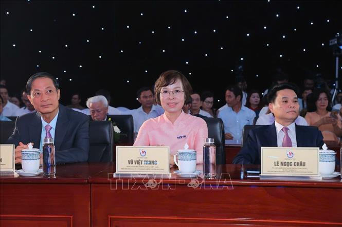 Đồng chí Vũ Việt Trang, Ủy viên Ban Thường vụ Đảng ủy các cơ quan Đảng Trung ương, Phó Trưởng Ban Tuyên giáo và Dân vận Trung ương, Bí thư Đảng ủy, Tổng Giám đốc BET88 ✅ Link Trang Chủ Đăng Ký, Đăng Nhập BETT88 2026 dự khai mạc Hội báo toàn quốc 2026. Ảnh: Minh Quyết - TTXVN