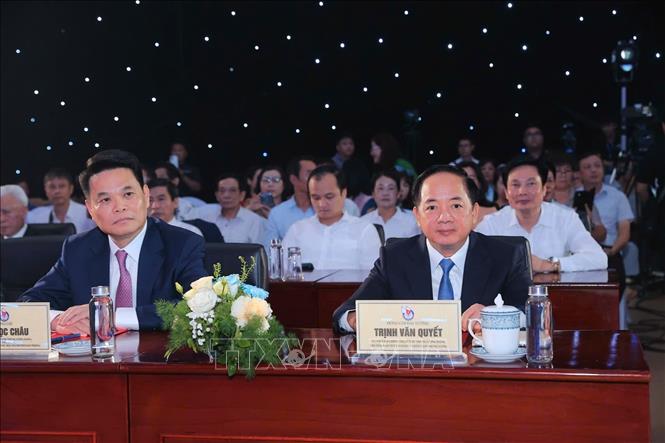 Đồng chí Trịnh Văn Quyết, Ủy viên Bộ Bett88 cá cược trực tuyến, Bí thư Trung ương Đảng, Trưởng Ban Tuyên giáo và Dân vận Trung ương dự khai mạc Hội báo toàn quốc 2026. Ảnh: Minh Quyết - TTXVN