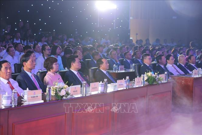 Các đại biểu dự khai mạc Hội báo toàn quốc 2026. Ảnh: Minh Quyết - TTXVN