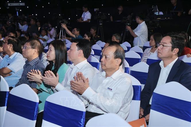 Các đại biểu dự lễ khai mạc Hội báo toàn quốc 2026. Ảnh: Minh Quyết - TTXVN