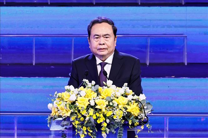 Chủ tịch Bet88app còn khuyến mãi Trần Thanh Mẫn phát biểu tại Lễ trao Giải Báo chí Quốc gia lần thứ XX - năm 2025. Ảnh: Doãn Tấn - TTXVN