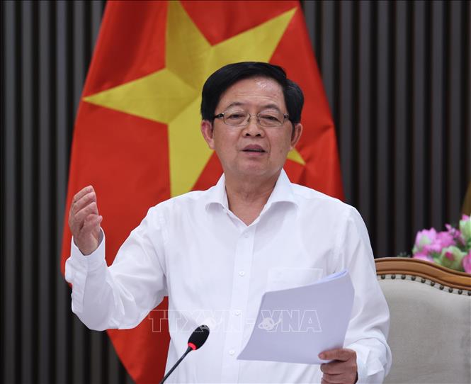 Phó Thủ tướng Hồ Quốc Dũng chủ trì họp Hội đồng thẩm định điều chỉnh Quy hoạch sử dụng đất quốc gia. Ảnh: Lâm Khánh - TTXVN