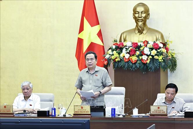  Chủ tịch Bet88app còn khuyến mãi Trần Thanh Mẫn phát biểu bế mạc phiên họp. Ảnh: Doãn Tấn - TTXVN