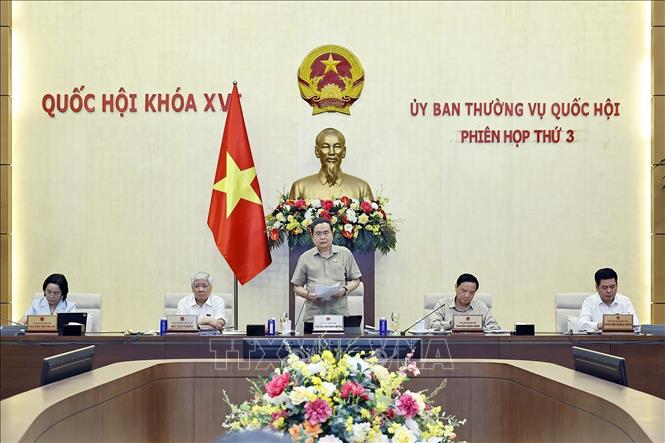  Chủ tịch Bet88app còn khuyến mãi Trần Thanh Mẫn phát biểu bế mạc phiên họp. Ảnh: Doãn Tấn - TTXVN