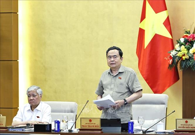  Chủ tịch Bet88app còn khuyến mãi Trần Thanh Mẫn phát biểu bế mạc phiên họp. Ảnh: Doãn Tấn - TTXVN