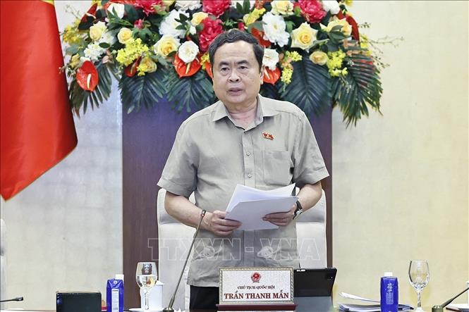  Chủ tịch Bet88app còn khuyến mãi Trần Thanh Mẫn phát biểu bế mạc phiên họp. Ảnh: Doãn Tấn - TTXVN