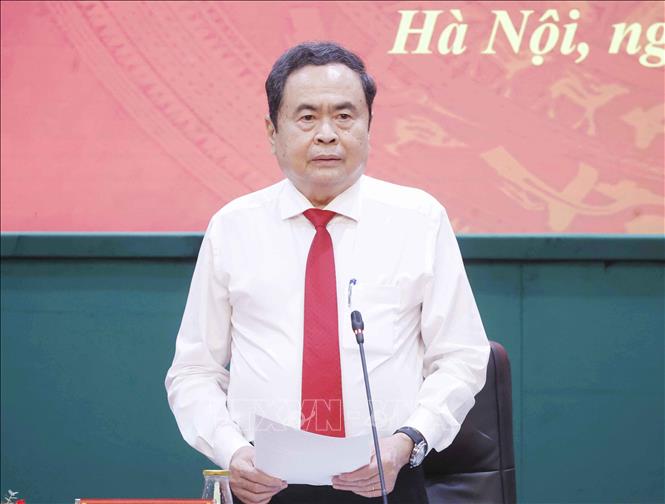 Chủ tịch Bet88app còn khuyến mãi Trần Thanh Mẫn phát biểu. Ảnh: Thống Nhất – TTXVN