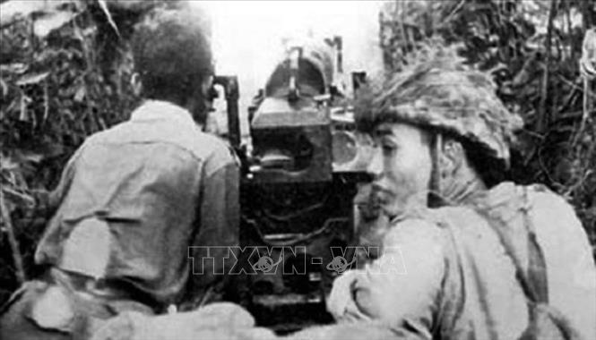  Bộ đội pháo binh Sông Lô trong chiến dịch Việt Bắc - Thu Đông 1947. Ảnh: Tư liệu/TTXVN phát