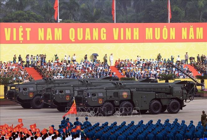  Tổ hợp tên lửa đạn đạo Scud-B với tên lửa đối đất R-17E trong Lễ Kỷ niệm, diễu binh, diễu hành 80 năm Cách mạng tháng Tám thành công và Quốc khánh nước CHXHCN Việt Nam 2/9/2025. Ảnh: Tuấn Anh - TTXVN