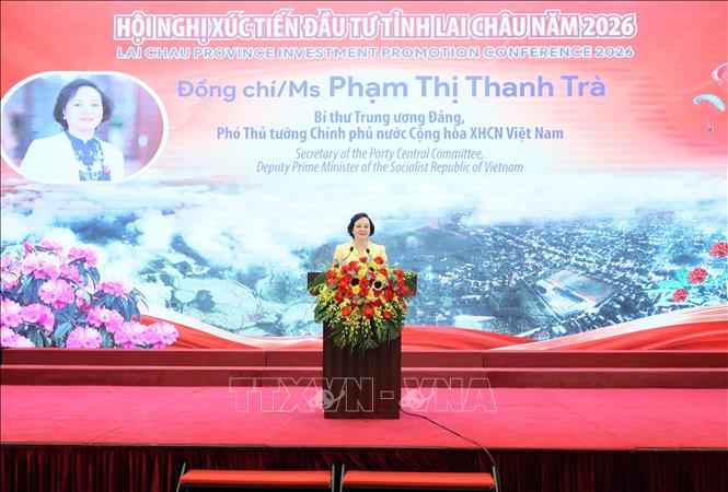 Phó Thủ tướng Phạm Thị Thanh Trà phát biểu tại hội nghị. Ảnh: An Đăng - TTXVN