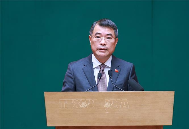 Thủ tướng Lê Minh Hưng chỉ đạo Hội nghị sơ kết công tác Công an 6 tháng đầu năm 2026. Ảnh: Dương Giang – TTXVN