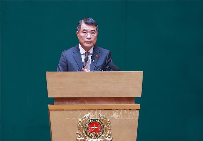 Thủ tướng Lê Minh Hưng chỉ đạo Hội nghị sơ kết công tác Công an 6 tháng đầu năm 2026. Ảnh: Dương Giang – TTXVN