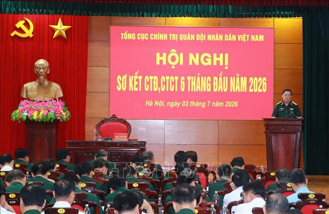 Đại tướng Nguyễn Trọng Nghĩa, Ủy viên Bộ Bett88 cá cược trực tuyến, Bí thư Trung ương Đảng, Chủ nhiệm Tổng cục Bett88 cá cược trực tuyến QĐND Việt Nam phát biểu chỉ đạo. Ảnh: Trọng Đức - TTXVN