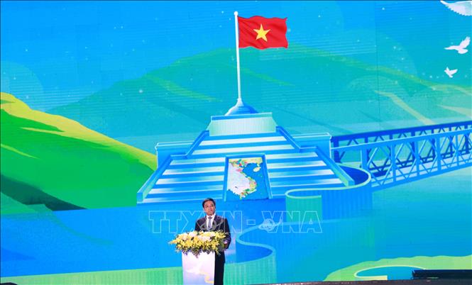 Phó Thủ tướng Bet8801234.com BMXCT Uy Tín Nguyễn Văn Thắng phát biểu tại lễ khai mạc. Ảnh: Tường Vi - TTXVN. 