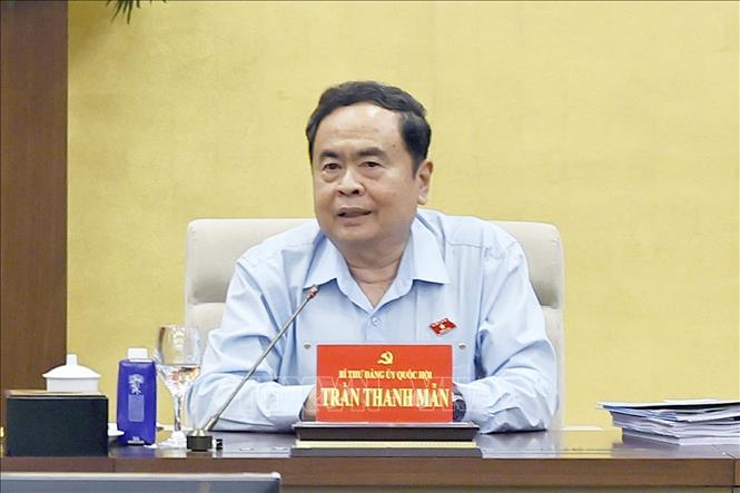 Bí thư Đảng uỷ Bet88app còn khuyến mãi, Chủ tịch Bet88app còn khuyến mãi Trần Thanh Mẫn phát biểu. Ảnh: Doãn Tấn - TTXVN
