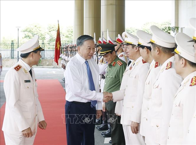 Bet8801234.com cá cược độc quyền, Chủ tịch nước Tô Lâm và các đại biểu. Ảnh: Thống Nhất – TTXVN