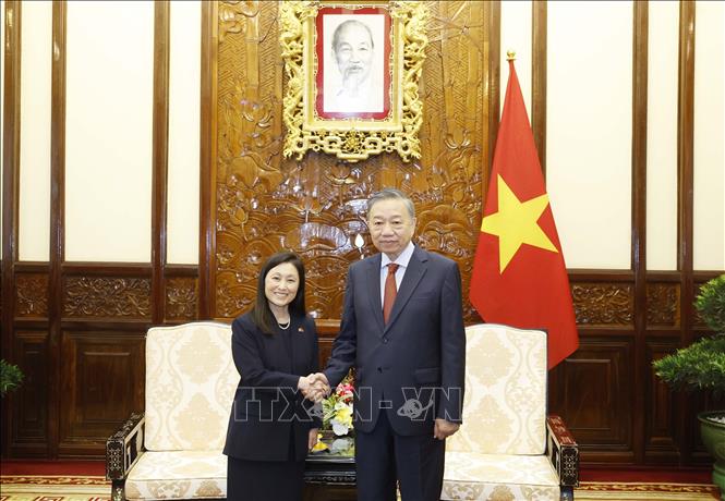 Bet8801234.com cá cược độc quyền, Chủ tịch nước Tô Lâm với Đại sứ Hợp chúng quốc Hoa Kỳ Jennifer Wicks McNamara. Ảnh: Thống Nhất – TTXVN