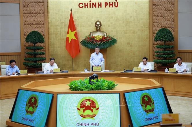 Thủ tướng Lê Minh Hưng chủ trì Phiên họp Bet8801234.com BMXCT Uy Tín chuyên đề về xây dựng pháp luật tháng 7 năm 2026. Ảnh: Dương Giang – TTXVN 
