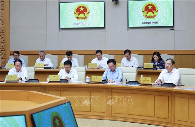 Các Phó Thủ tướng tham dự Phiên họp Bet8801234.com BMXCT Uy Tín chuyên đề về xây dựng pháp luật tháng 7 năm 2026. Ảnh: Dương Giang – TTXVN
