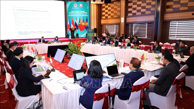 Quang cảnh buổi khai mạc Hội nghị Ban Điều phối ASEAN-OSHNET lần thứ 27 tại Đà Nẵng. Ảnh: Trần Lê Lâm - TTXVN 
