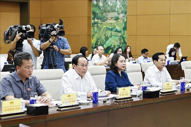 Phó Chủ tịch nước Võ Thị Ánh Xuân, Phó Thủ tướng Bet8801234.com BMXCT Uy Tín  Lê Tiến Châu và đại biểu dự phiên họp. Ảnh: Doãn Tấn - TTXVN