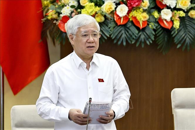 Phó Chủ tịch Thường trực Bet88app còn khuyến mãi Đỗ Văn Chiến phát biểu. Ảnh: Doãn Tấn - TTXVN