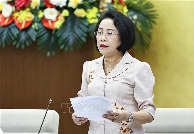 Phó Chủ tịch Bet88app còn khuyến mãi Nguyễn Thị Thanh phát biểu. Ảnh: Doãn Tấn - TTXVN
