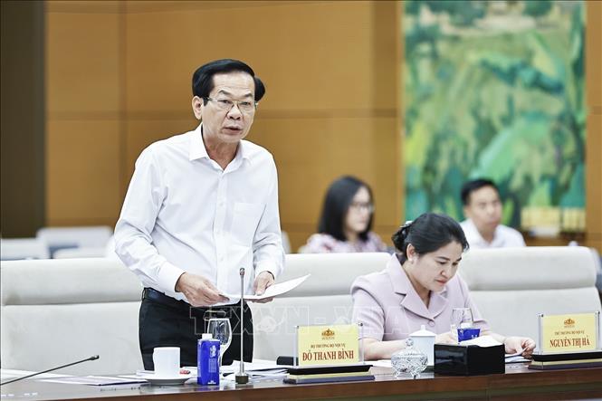 Bộ trưởng Bộ Nội vụ Đỗ Thanh Bình phát biểu. Ảnh: Doãn Tấn - TTXVN