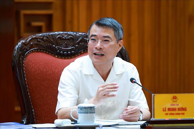 Thủ tướng Lê Minh Hưng chủ trì phiên họp của Ban Chỉ đạo Trung ương tổ chức thi hành án, thu hồi tài sản bị chiếm đoạt, thất thoát trong các vụ án. Ảnh: Dương Giang - TTXVN
