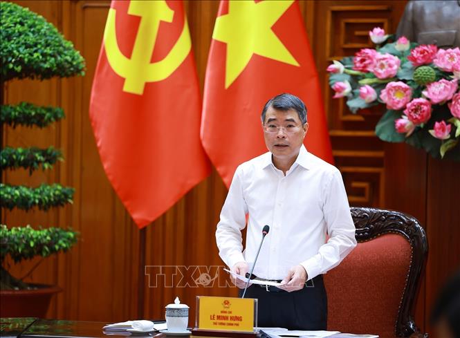 Thủ tướng Lê Minh Hưng, Trưởng Ban chỉ đạo Trung ương thực hiện các Chương trình mục tiêu quốc gia chủ trì Phiên họp thứ nhất. Ảnh: Dương Giang – TTXVN
