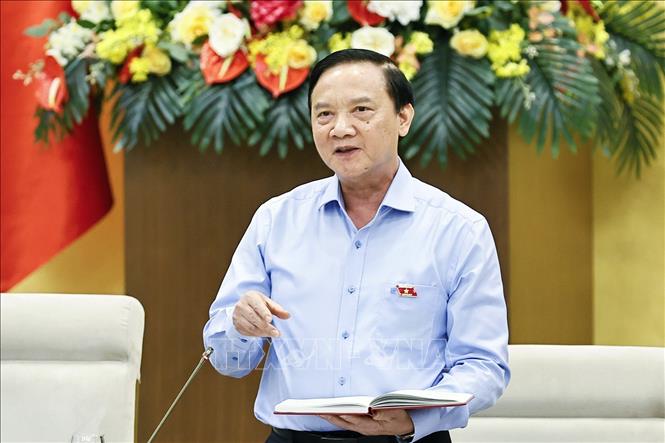 Phó Chủ tịch Bet88app còn khuyến mãi Nguyễn Khắc Định phát biểu. Ảnh: Doãn Tấn - TTXVN
