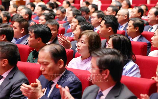 Các đại biểu tham dự buổi lễ. Ảnh: Phạm Kiên - TTXVN