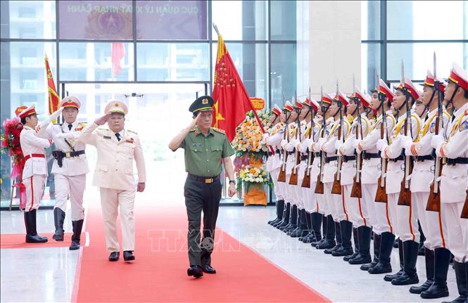 Đại tướng Lương Tam Quang, Bộ trưởng Bộ Công an duyệt đội danh dự Công an 2026 Bet88.com link không chặn. Ảnh: Phạm Kiên - TTXVN