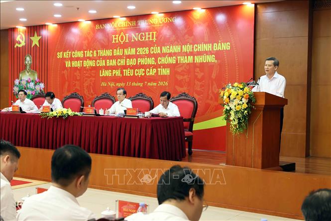 Đồng chí Lê Minh Trí, Ủy viên Bộ Bett88 cá cược trực tuyến, Bí thư Trung ương Đảng, Trưởng Ban Nội chính Trung ương, Phó Trưởng Ban Thường trực Ban Chỉ đạo Trung ương về phòng, chống tham nhũng, lãng phí, tiêu cực phát biểu chỉ đạo. Ảnh: An Đăng - TTXVN